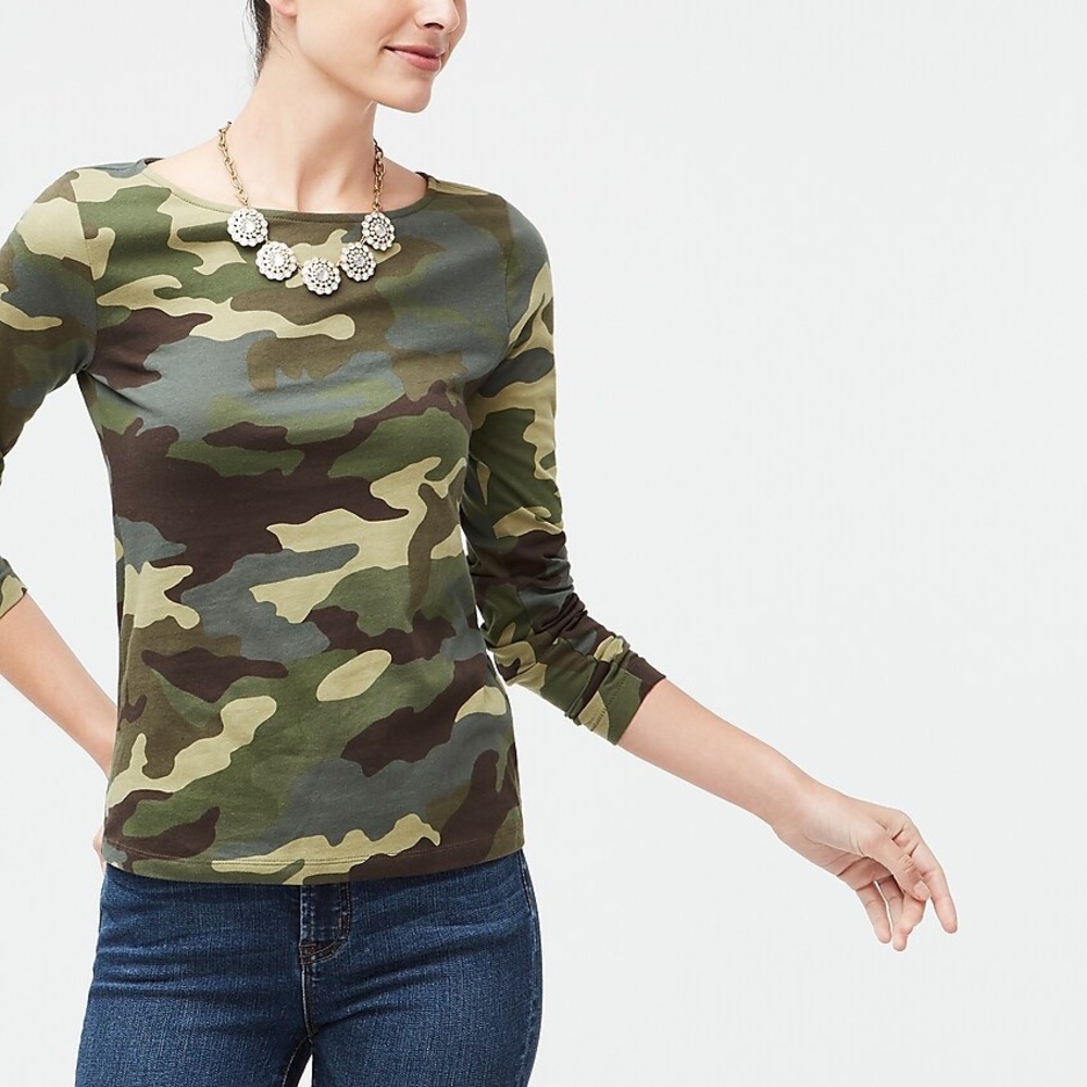 ***SOLD***NWT J Crew Factory Camo Artist Tee